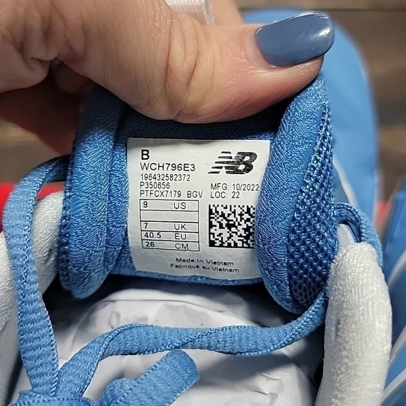New Balance Wmns 796E3 Wide 'Heritage Blue Brighton Grey' - W9B - Picture 6 of 8